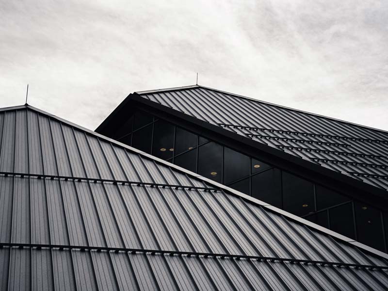 commercial metal roof repaired